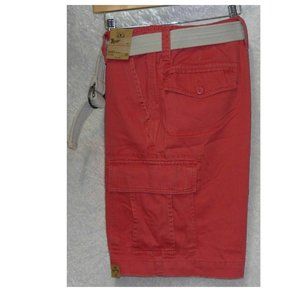 Men's Belted Cargo Shorts Roebuck & Co size-32 NEW